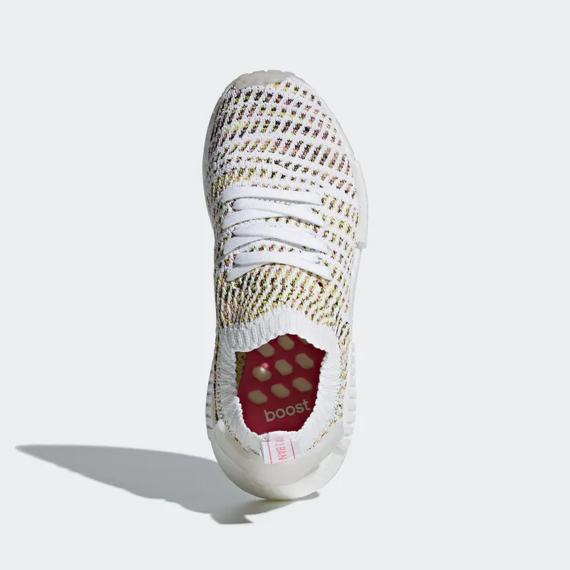 adidas NMD R1 STLT Multi-Color (W) Cloud White/Semi Solar Yellow/Solar Pink (B43838)