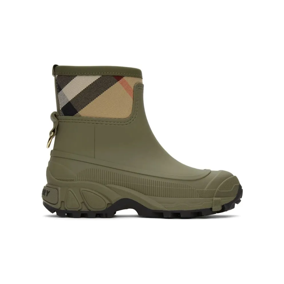 Burberry House Check Rain Boot Khaki Archive Beige (8045185)