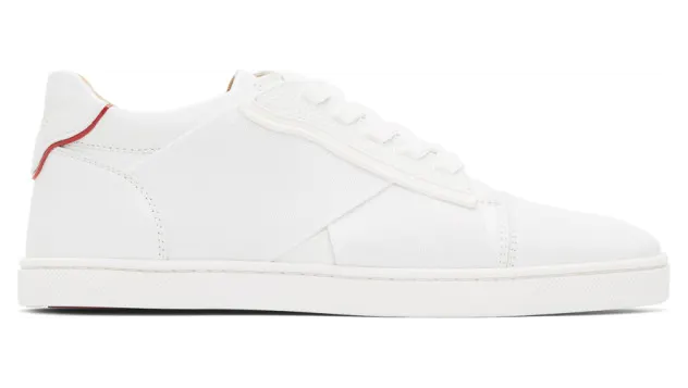 Christian Louboutin White Elastikid Donna Sneakers (1201222)