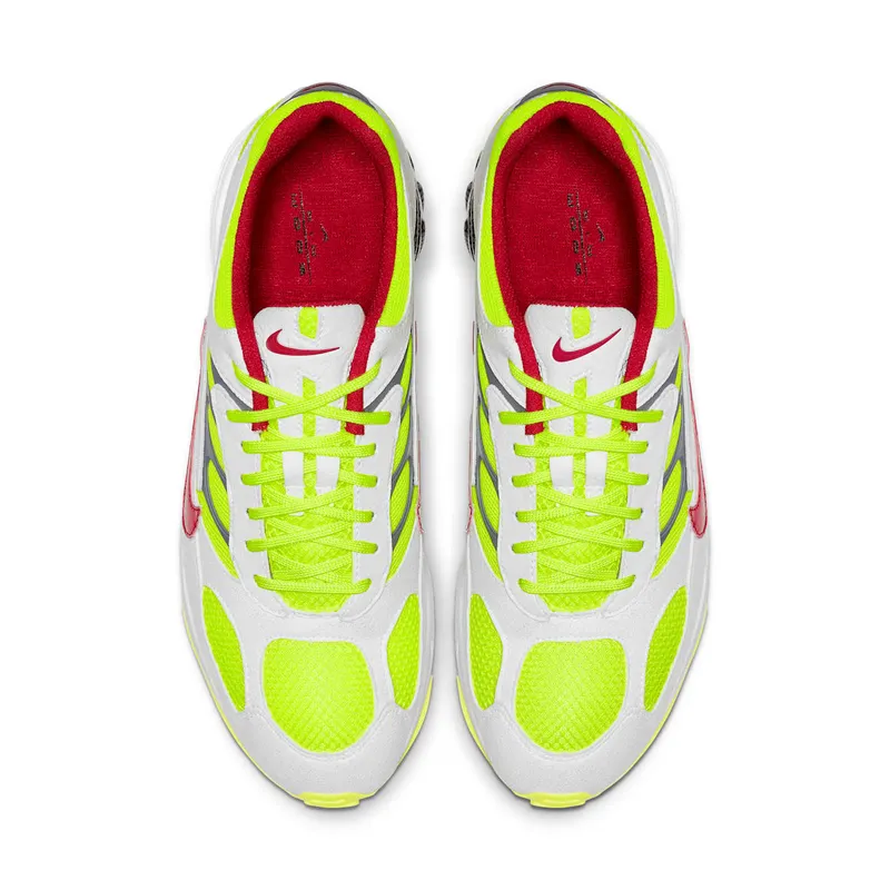Nike Air Ghost Racer White Atom Red Neon Yellow White/Atom Red-Neon Yellow-Dark Grey-Gym Red (AT5410-100)