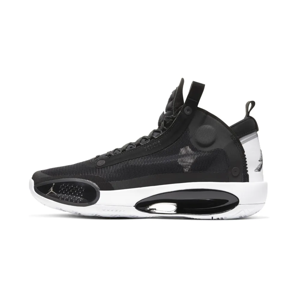 Jordan XXXIV Eclipse Black/Black-Metallic Silver (AR3240-001)