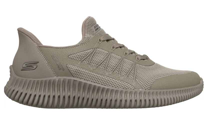 Skechers Slip-ins: BOBS Geo Lite – Fixed Edge Taupe