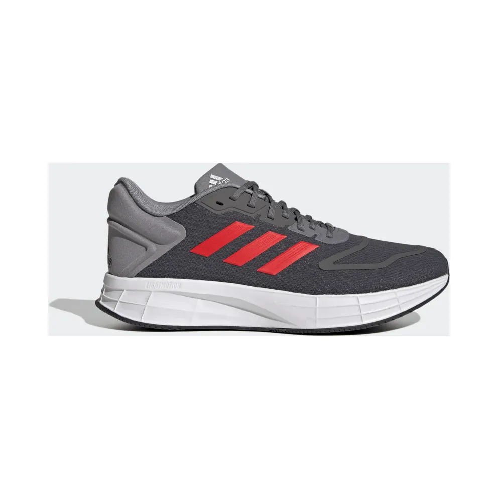 adidas Duramo 10 Wide Grey Four / Vivid Red / Iron Metallic (GW4127)