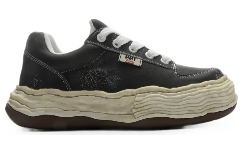 Maison MIHARA YASUHIRO Oliver OG Sole Shrink Sneakers – Schwarz (A16FW707BLK)