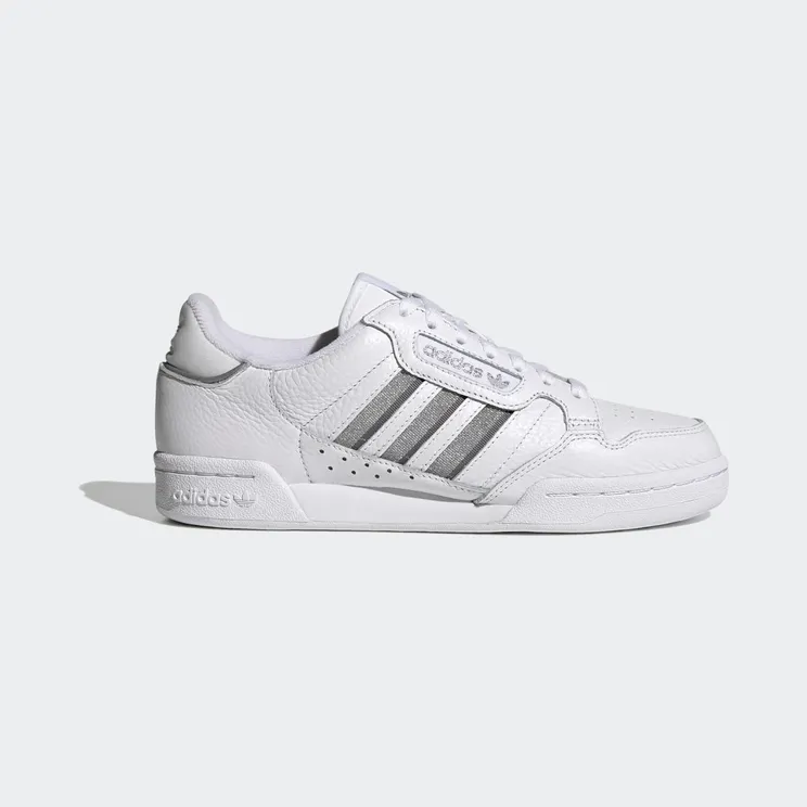 adidas Continental 80 Stripes Cloud White / Silver Metallic / Grey Three (S42626)
