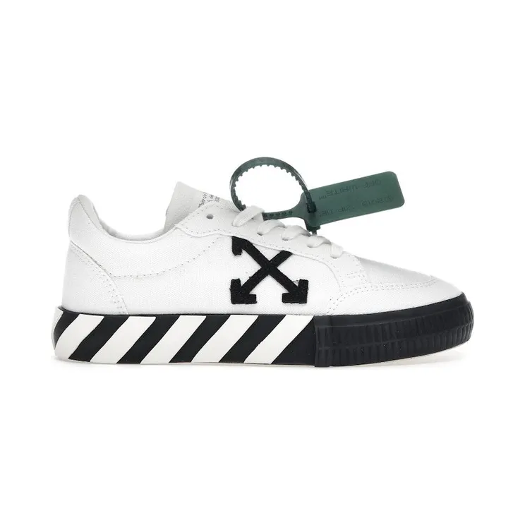 OFF-WHITE Vulc Low Canvas Black White (OWIA272C99FAB0010110)