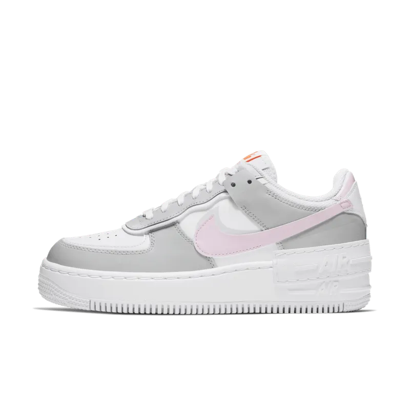 Nike Air Force 1 Shadow Photon Dust Pink Foam (W) White/Total Orange-Photon Dust-Pink Foam (CZ0370-100)
