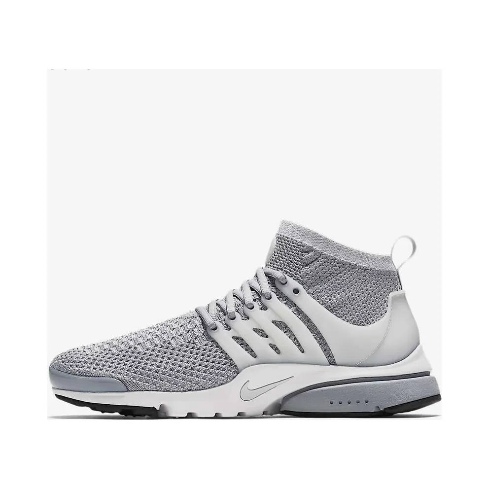 Nike Air Presto Ultra Flyknit “Wolf Grey / White / Black / Pure Platinum” (835570-002)