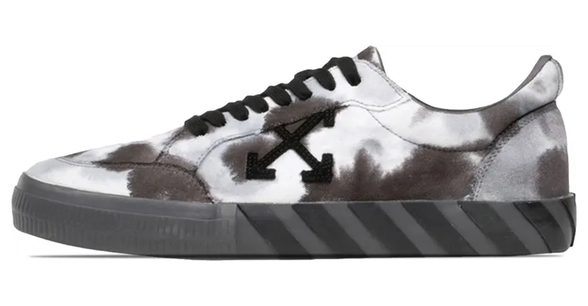 Off-White Vulc Low ‘Tie Dye’ Medium Grey/Black (OMIA085E20FAB0021006)