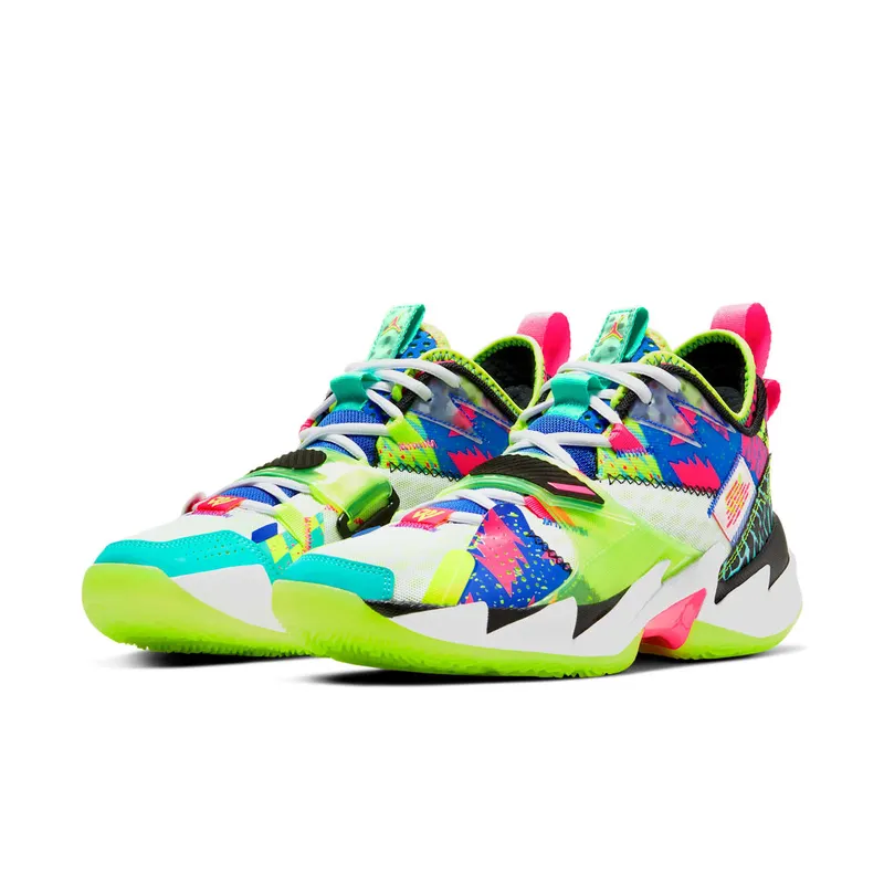 Jordan Why Not Zer0.3 LA Born White/Racer Pink-Ghost Green-Black (CD3003-102/CD3002-102)