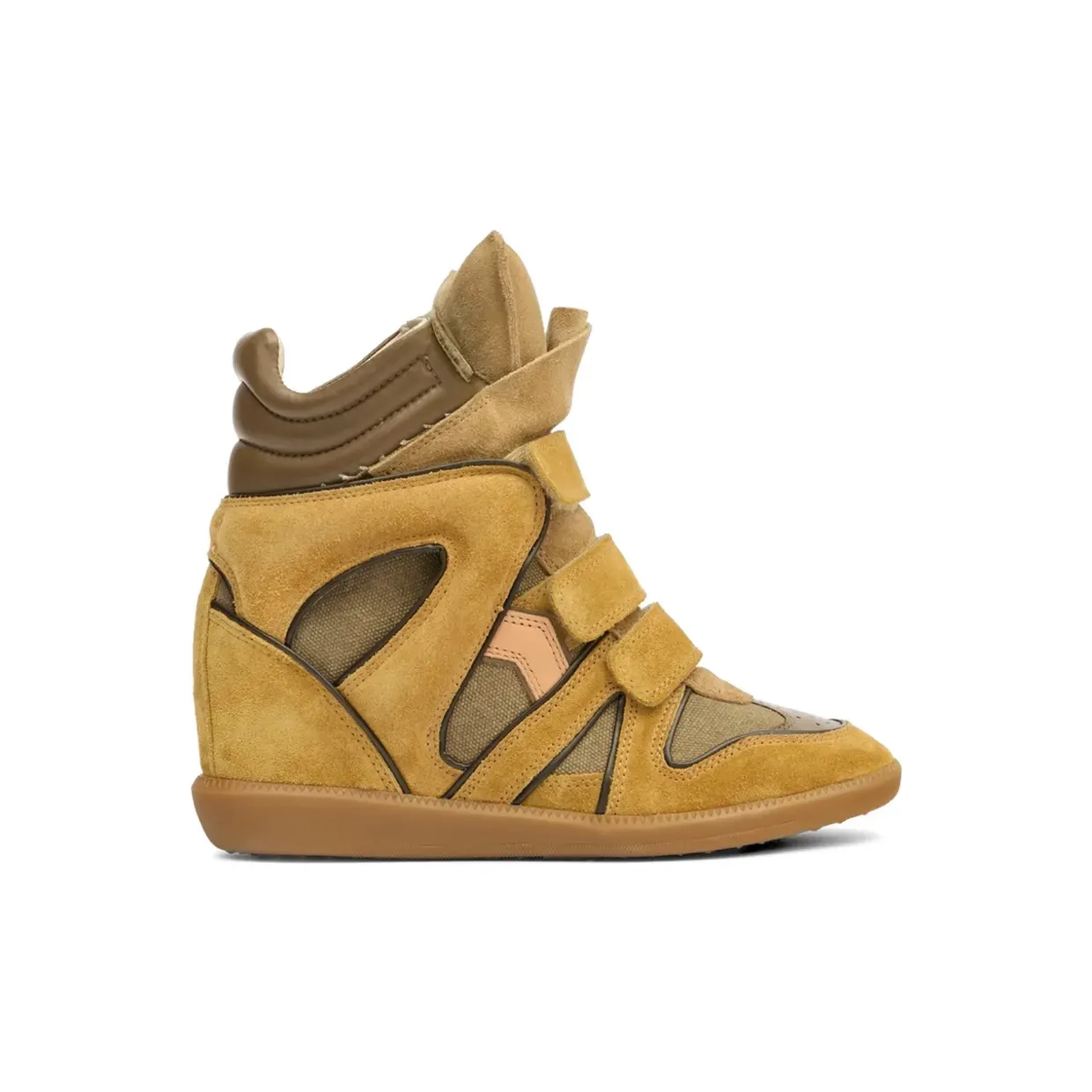 ISABEL MARANT Bekett Sneakers aus Wildleder – Nude (BK0010FDD2E03S)