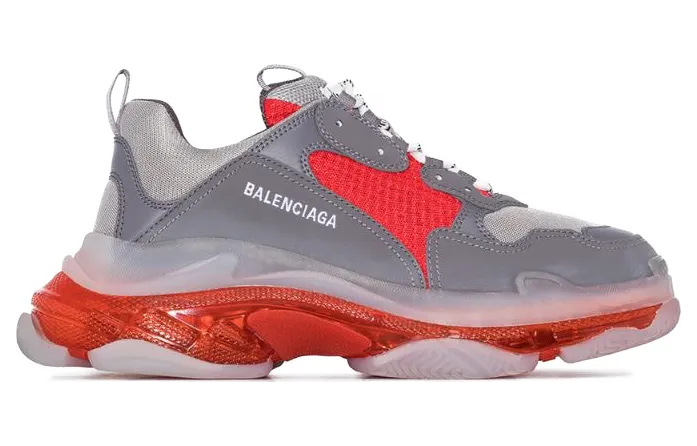 Balenciaga Triple S Grey Red