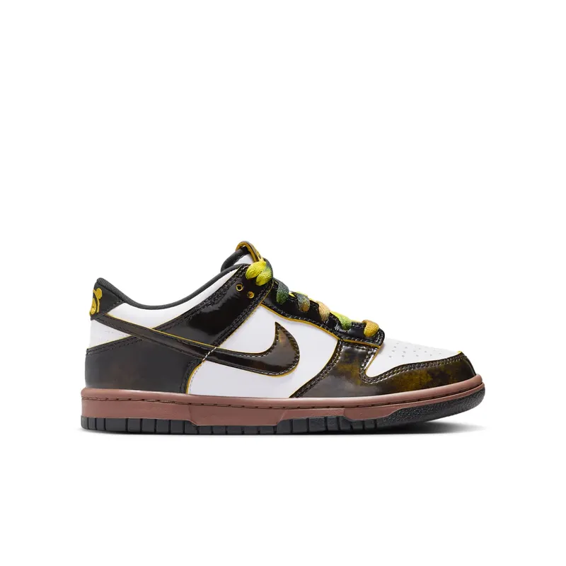 Nike Dunk Low GS SE “Panda – Black / Brown” (HQ9294-100)