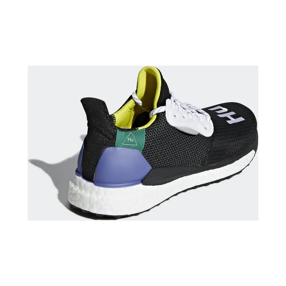 adidas Solar Hu Glide Pharrell Core Black (W) Core Black/Cloud White/Bright Cyan (CG6736)