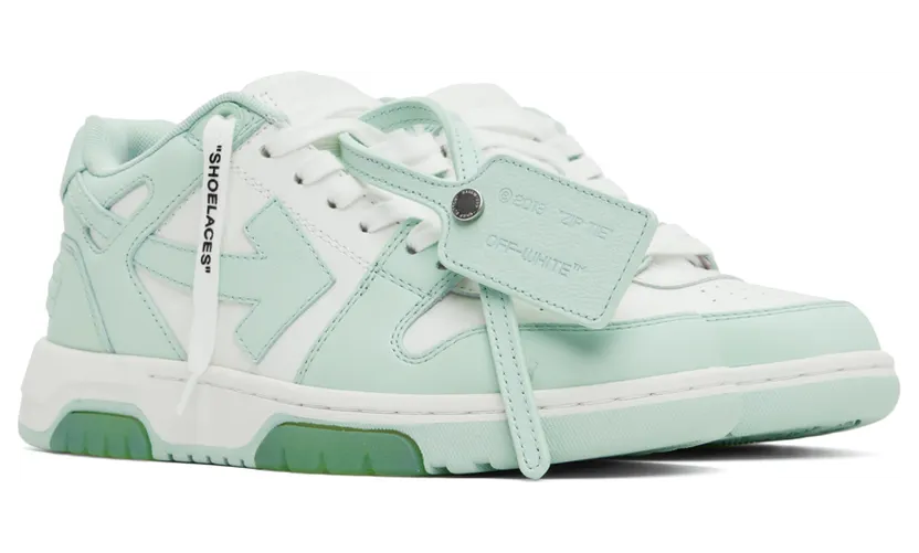 Off-White Out Of Office “White/Green” (OWIA259F22LEA0010151) (4)