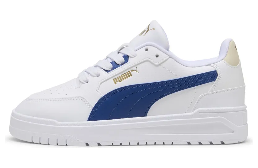 Puma Shuffle Downtown Low “Puma White / Clyde Royal / Puma Gold” (403739_11)
