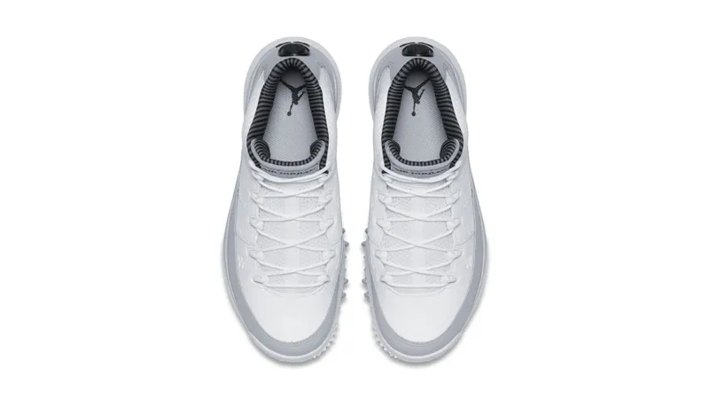 Jordan 9 Retro Golf Cleat Wolf Grey White/Black-Wolf Grey (833798-103)