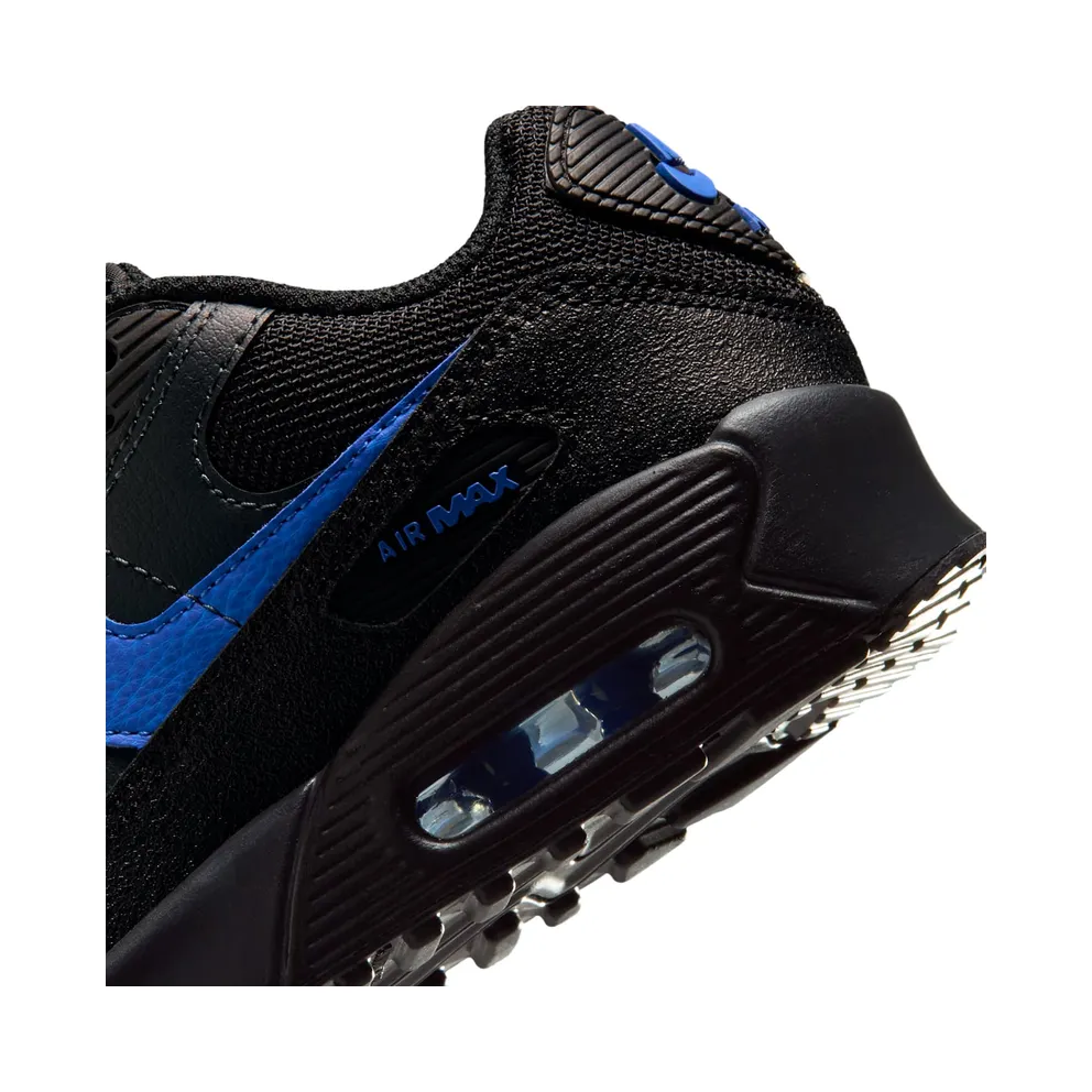 Nike Air Max 90 Black/Dark Smoke Grey/Racer Blue (IQ0098-008)