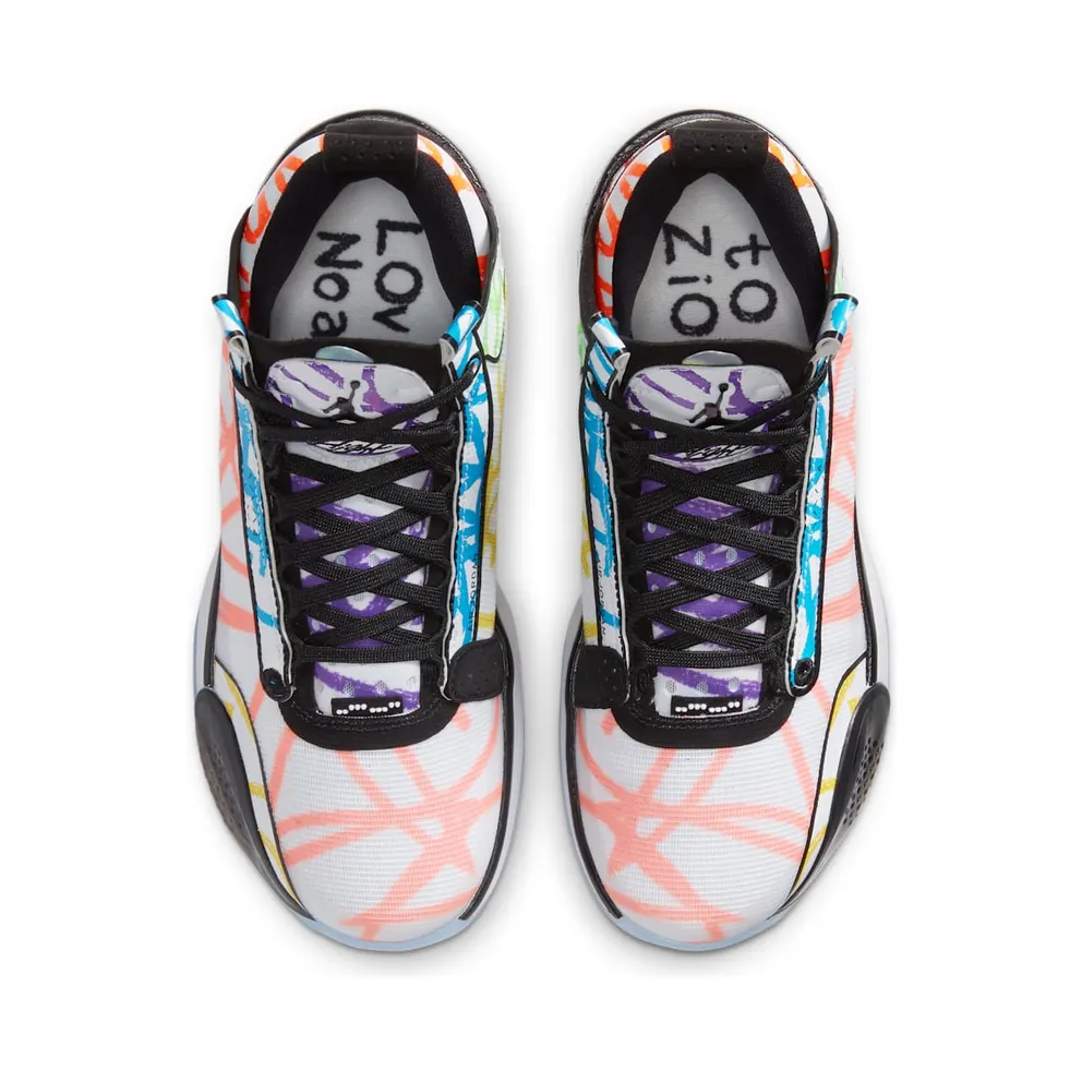 Jordan XXXIV Zion Williamson Coloring Book (GS) White/Black-Multi-Color (DA4450-100)