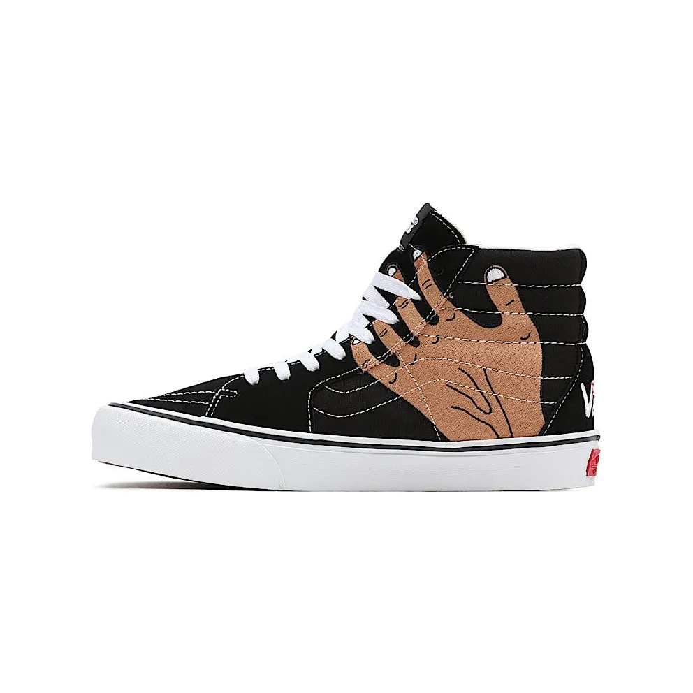 Vans x Imran Potato SK8-Hi VR3 LX Black / True White / Fenugreek – “Black / White / Potato Hand” (VN0A5EE7B7H1)