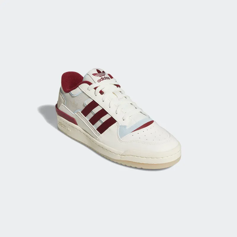 Adidas Forum Exhibit Low Off White / Collegiate Burgundy / Cream White (GW4358)