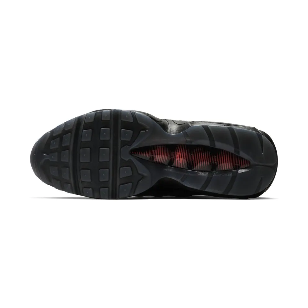 Nike Air Max 95 LV8 Black Black/Ember Glow-Dark Grey (AO2450-001)