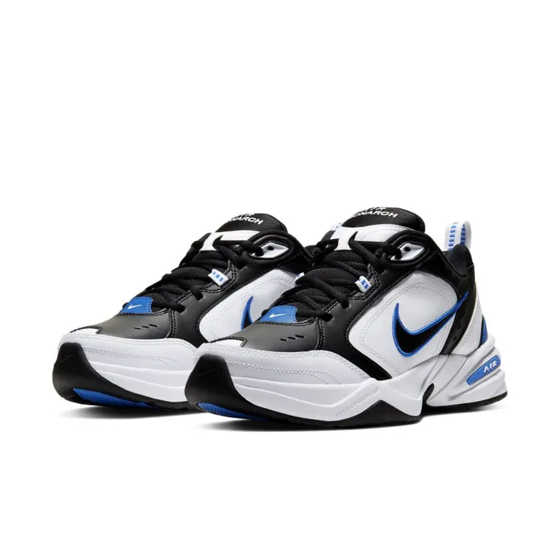 Nike Air Monarch IV 4E Wide White Blue Black/White/Black (415445-002)