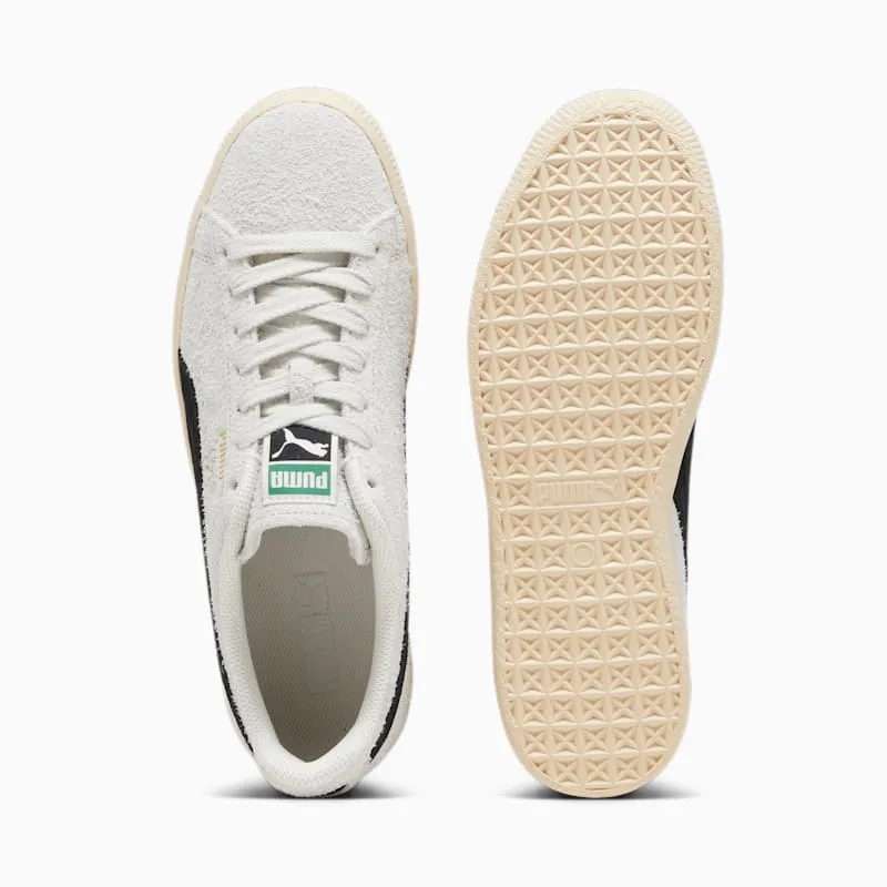 Puma CLYDE HAIRY SUEDE “White” (393115-01)