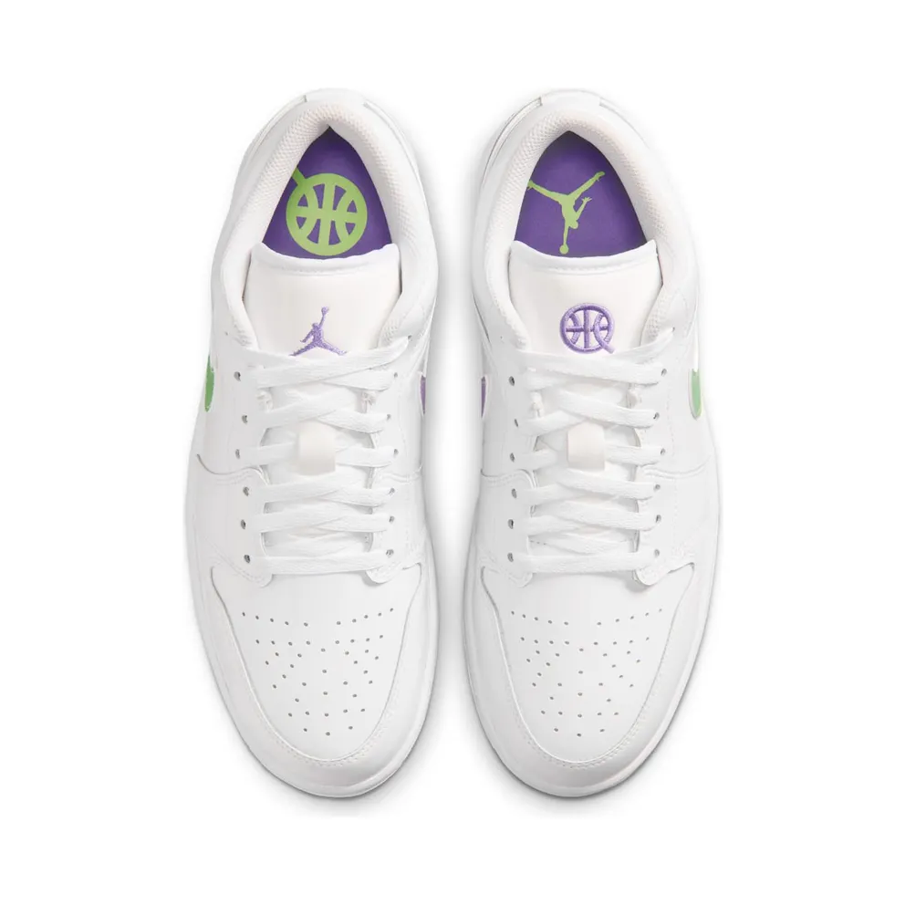 Air Jordan 1 White/Key Lime/Action Grape (IR2367-100)