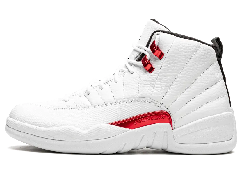 Air Jordan 12 Retro Royalty Taxi – “White / University Red / Black” (CT8013-170)