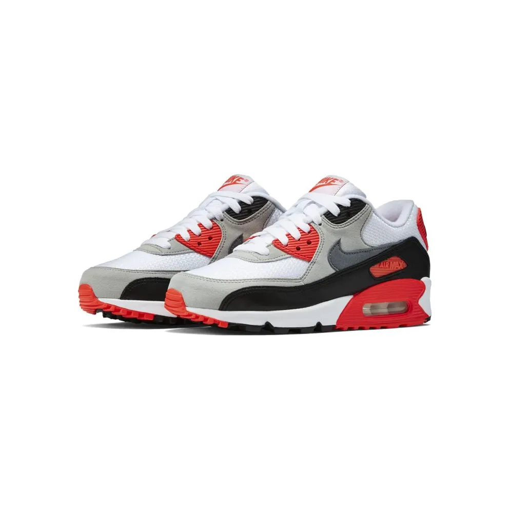 Nike Air Max 90 Infrared (W) White/Cool Grey-Neutral Grey-Black (742455-100)