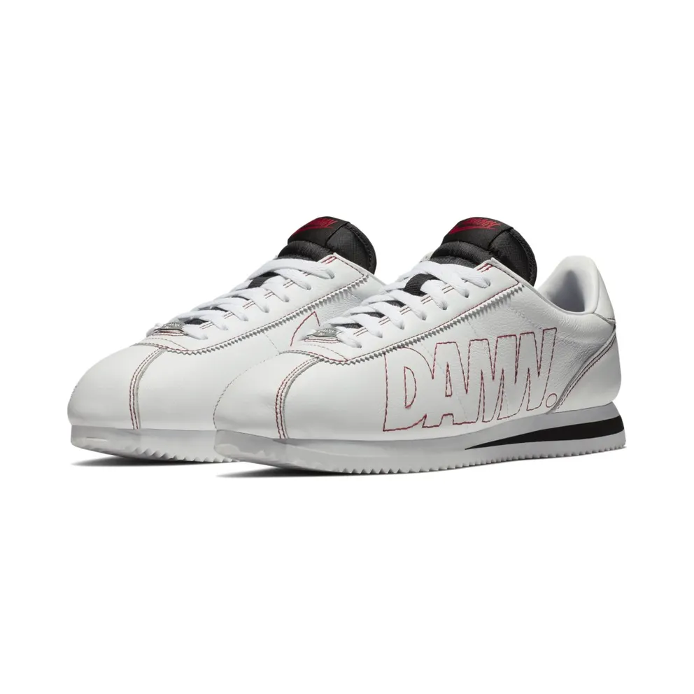 Nike Cortez Kenny 1 Kendrick Lamar Damn White Gym Red White/Black-Gym Red (AV8255-106)