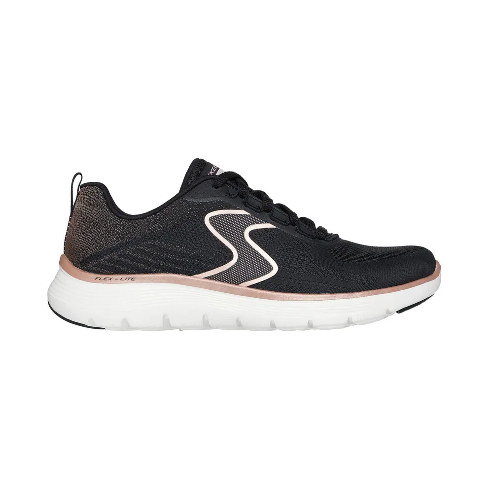 Skechers Flex Appeal 5.0 – Luxe Glow – Schwarz / Roos Gold – “Black” (150215 BKRG)