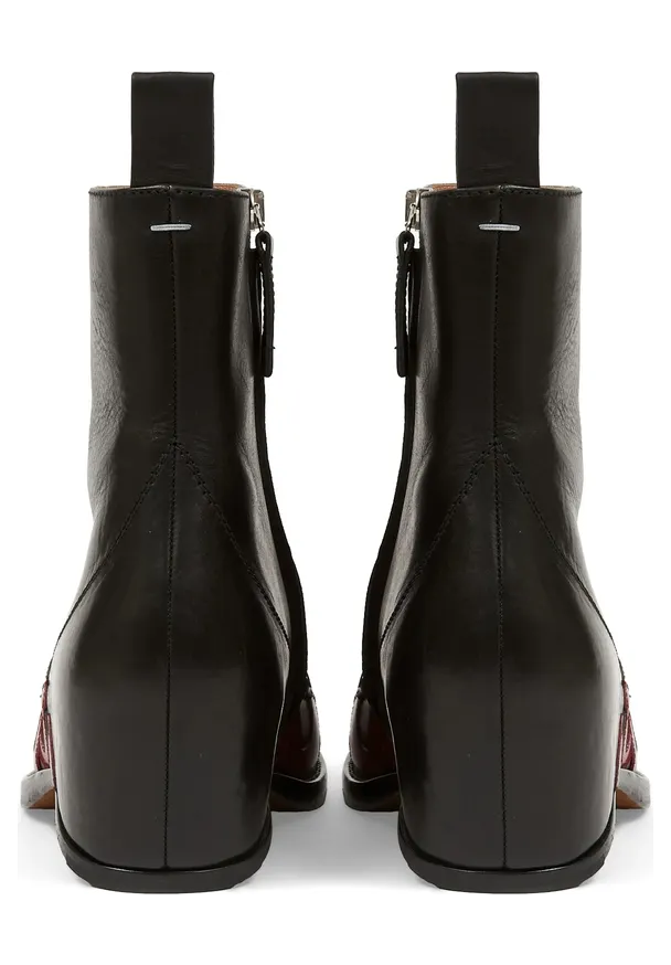 Maison Margiela Heel-Less Western Flames “Black/Red” (P7788 S57WU0301 H0058) (2)