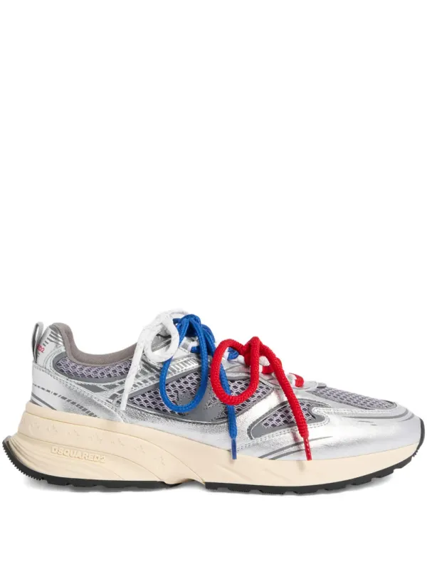 DSQUARED2 Spinter mit Mesh-Einsatz – Silver (SNM047450108708)