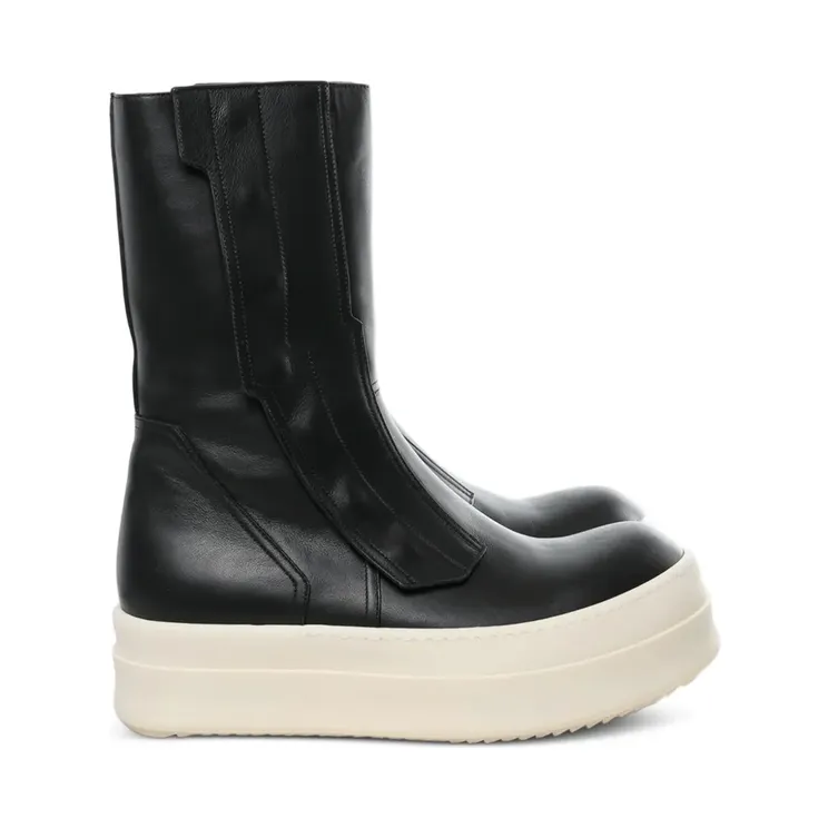 Rick Owens met plateauzool en rits “Black” (RU01F2858LCO)