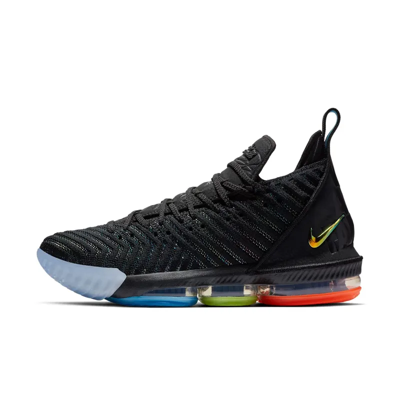 Nike LeBron 16 I Promise Black/Metallic Silver-Hyper Crimson-Photo Blue (AO2588-004)