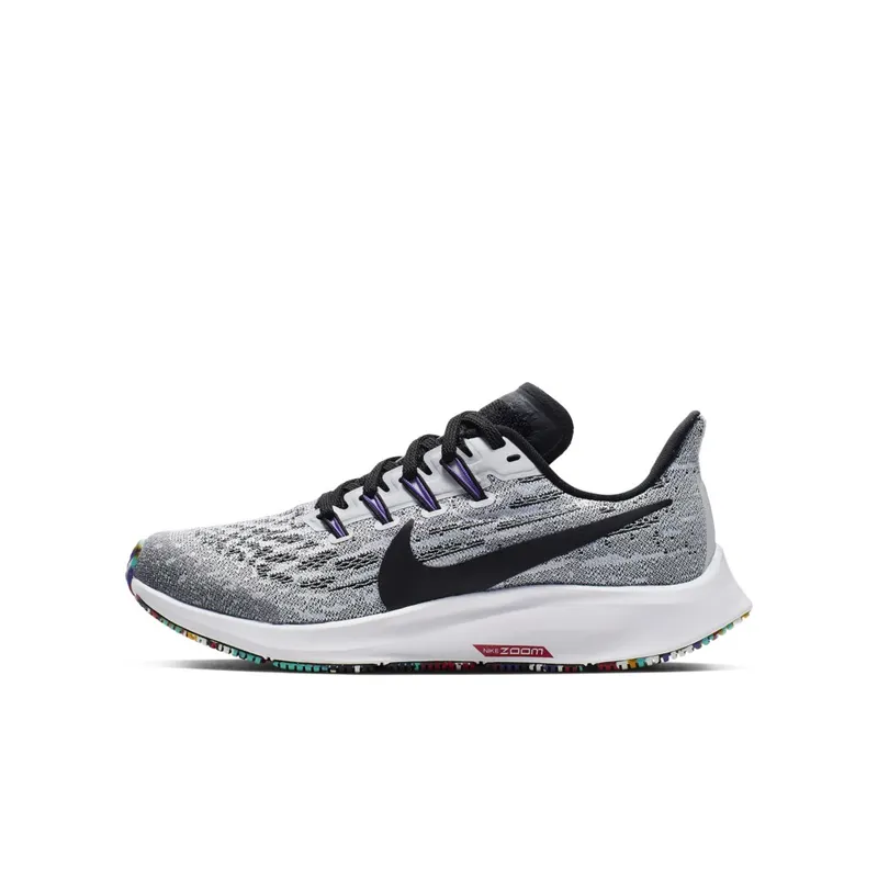 Nike Air Zoom Pegasus 36 White Black Hyper Grape (GS) White/Black-Hyper Grape (AR4149-100)