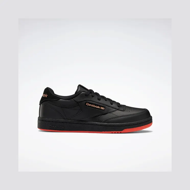 Reebok Cardi Coated Club C Schoenen Core Black / Vector Red / Rose Gold