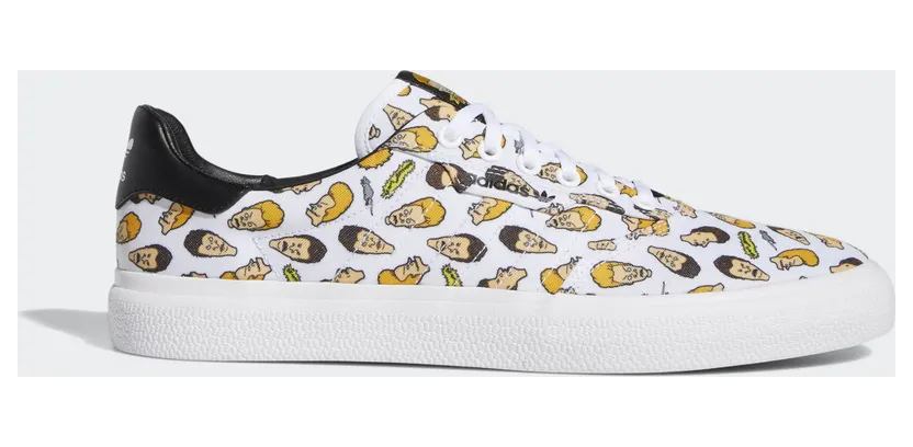 Adidas Beavis and Butthead x 3MC Vulc ‘Cloud White’ Cloud White/Core Black/Cloud White (F35088)