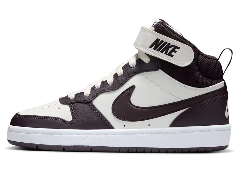 Nike Court Borough Mid 2 Sail White Burgundy Ash (CD7782-126)