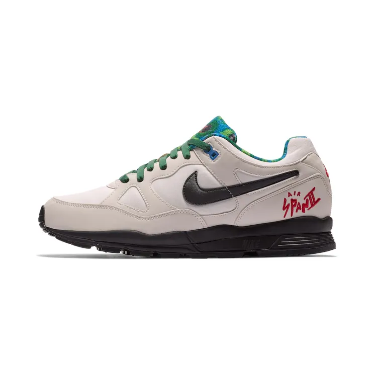 Nike Air Span 2 Solar Daisy “Phantom / Mountain Blue / Fir / Black” (AQ3120-003)