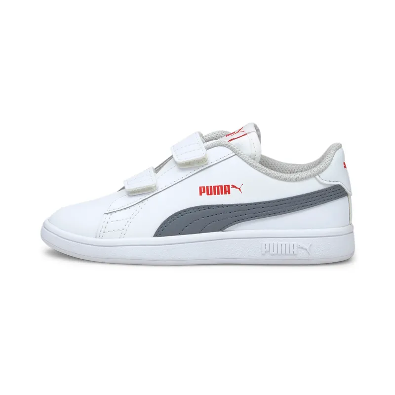 PUMA Smash V2 Kids’ White/Flint Stone (365173-25)