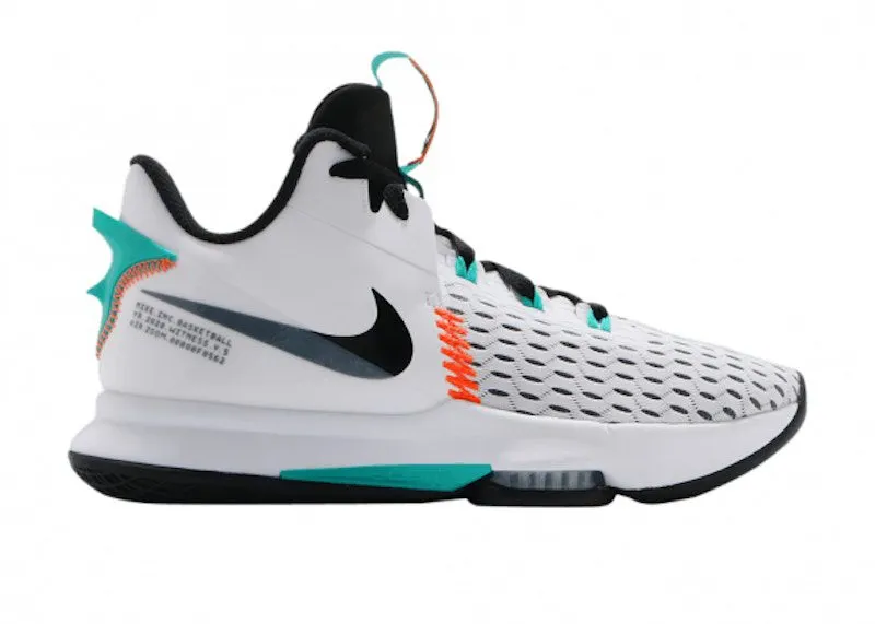 Nike LeBron Witness 5 White Clear Jade (CQ9380-100)