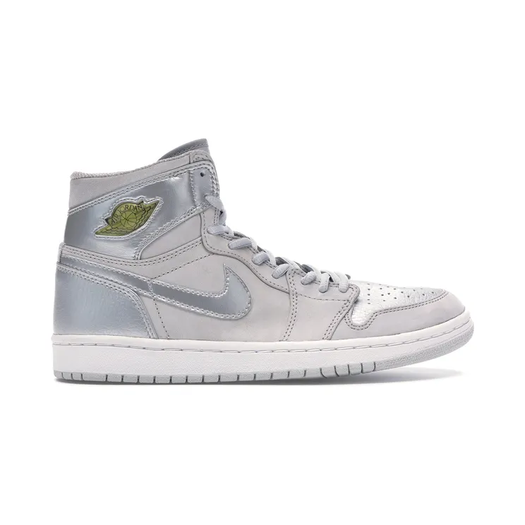 Jordan 1 Retro High Japan Metallic Silver (Special Box) (2020) ((Special Box) 136060-001)