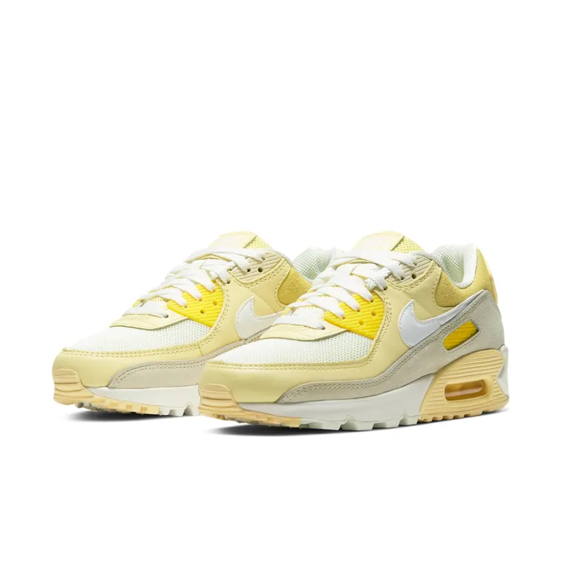 Nike Air Max 90 Recraft Lemon (W) Lemon/Sail-Bone (CW2654-700)