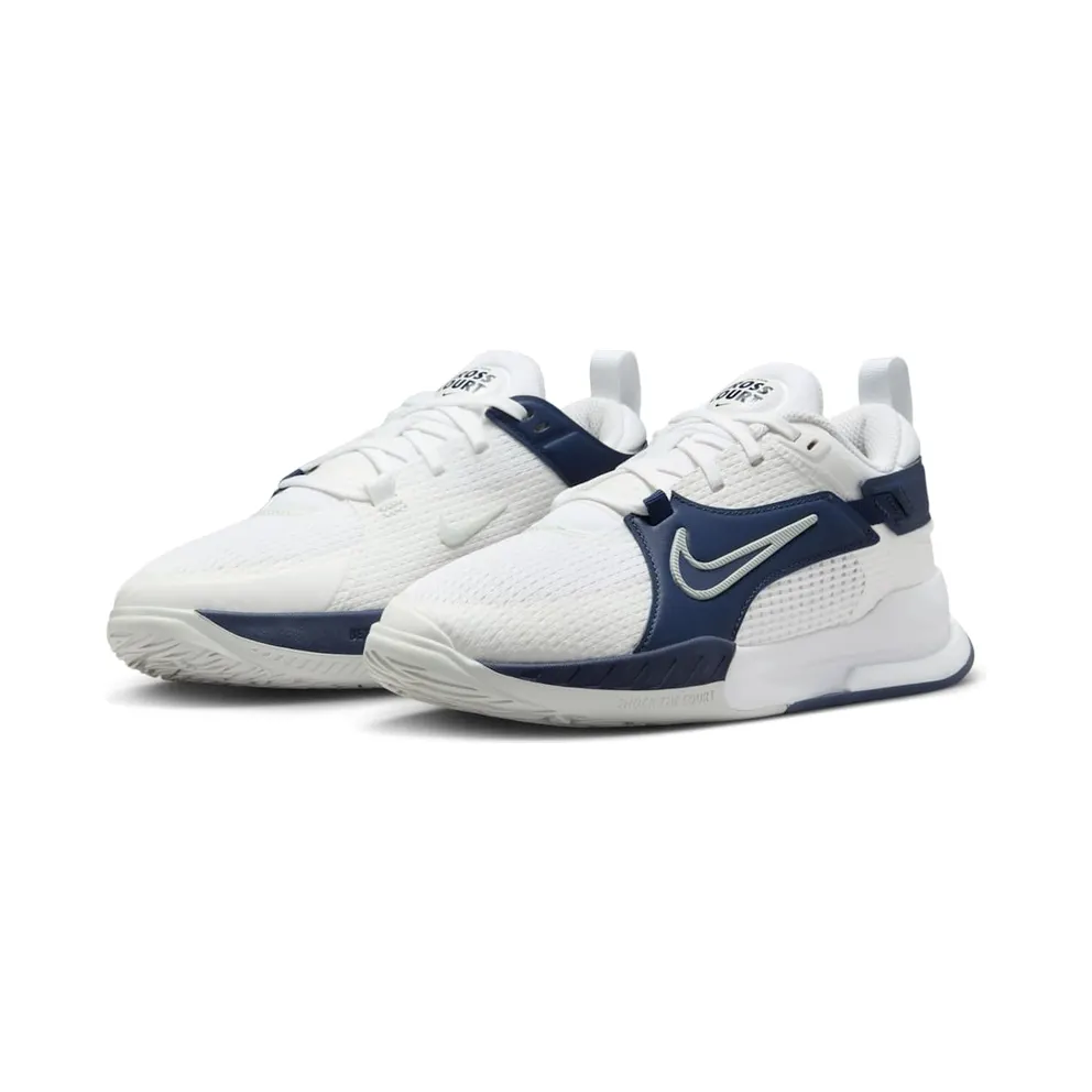 Nike Crosscourt White Midnight Navy Light Silver (FN2231-101)