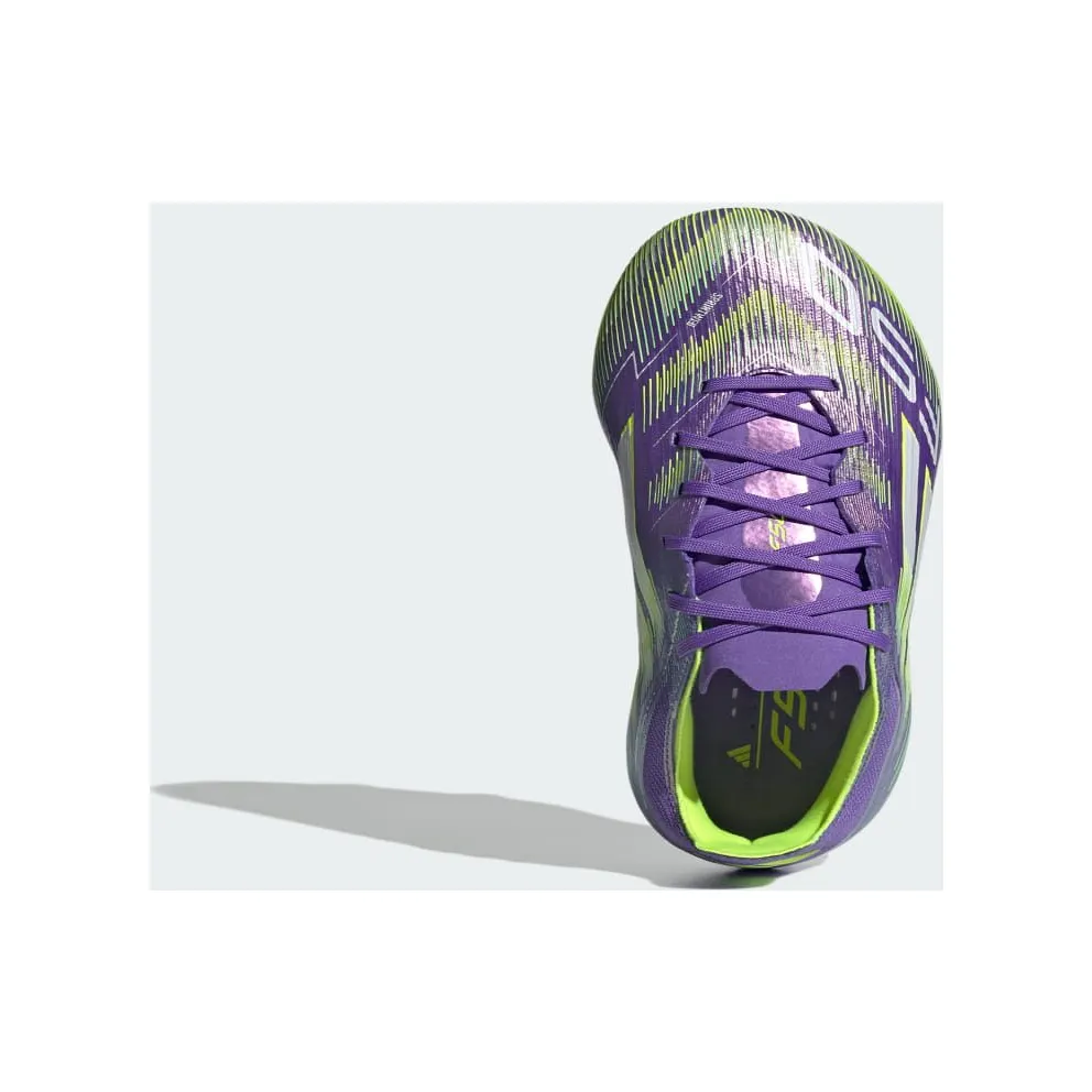 adidas F50 Pro Firm Ground Boots “Purple Rush / Cloud White / Lucid Lemon” (JH7683)