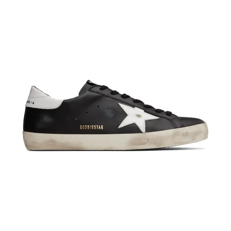 Golden Goose Super-Star Black White Leather (GMF00101F00032180203)