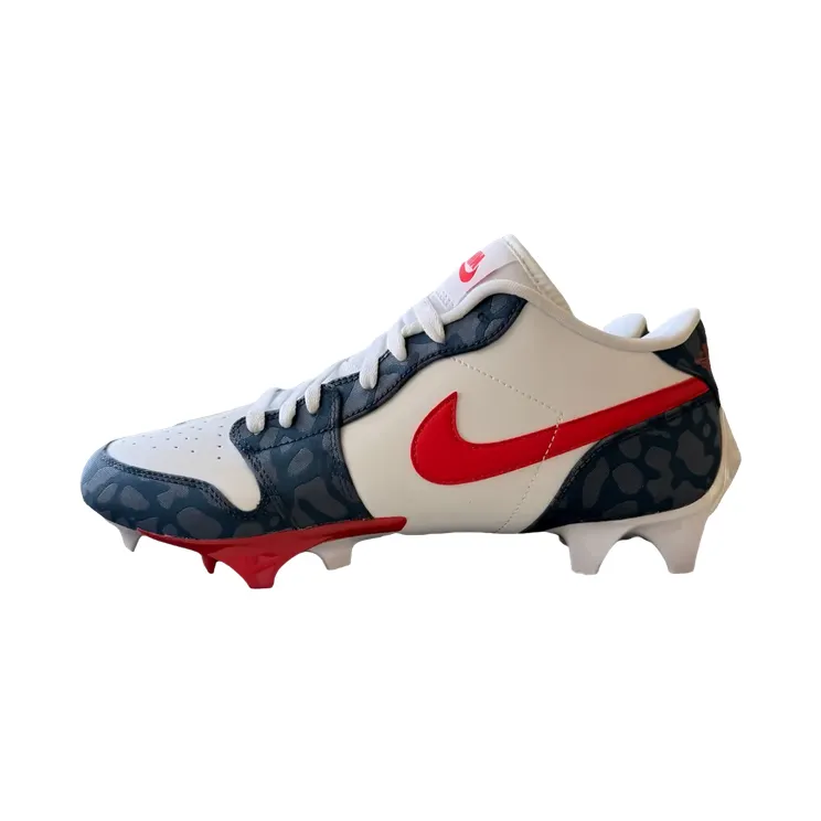 Jordan 1 Low “Vapor Edge Elite PE Cleats – Howard University” (IF5608-446)